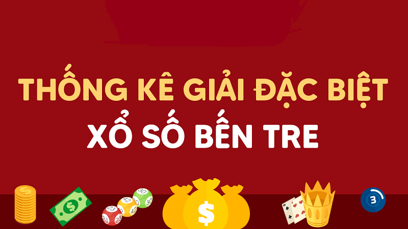 Bảng thống kê giải đặc biệt xổ số Bến Tre hôm nay. GĐB XSBTR