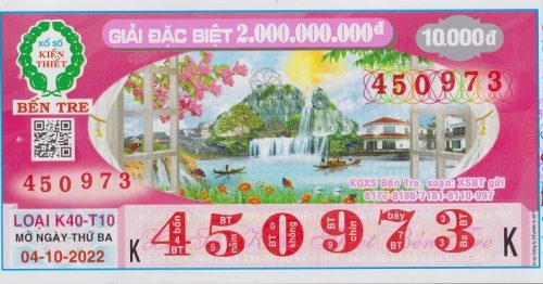Mẫu vé xổ số Bến Tre và những thông tin cần biết về XSBTR