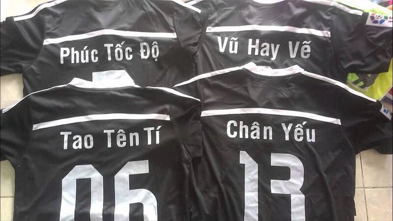 Đặt tên FC đội bóng hài hước