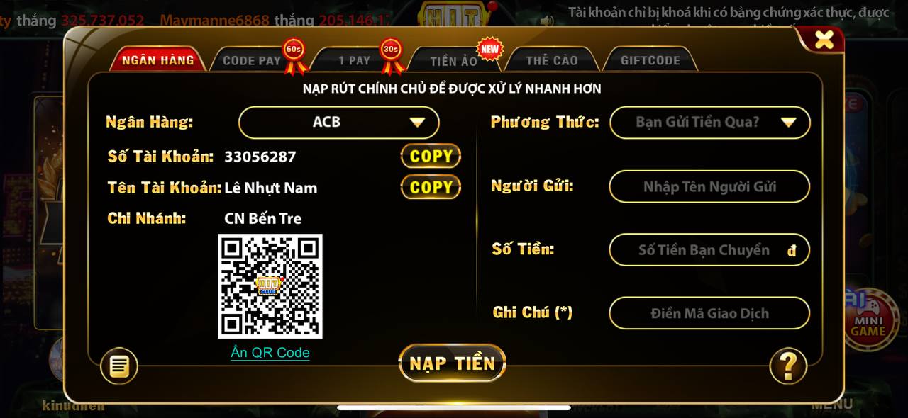 Trải nghiệm sản phẩm đa dạng tại cổng game Hit Club