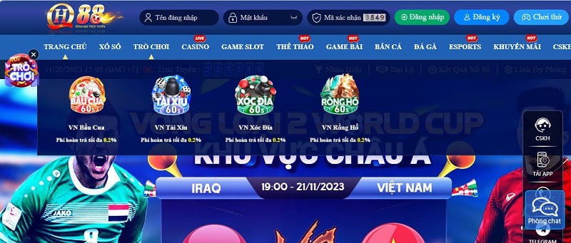 Nhà cái QH88 được biết đến là “ông lớn” trong ngành giải trí cá cược online