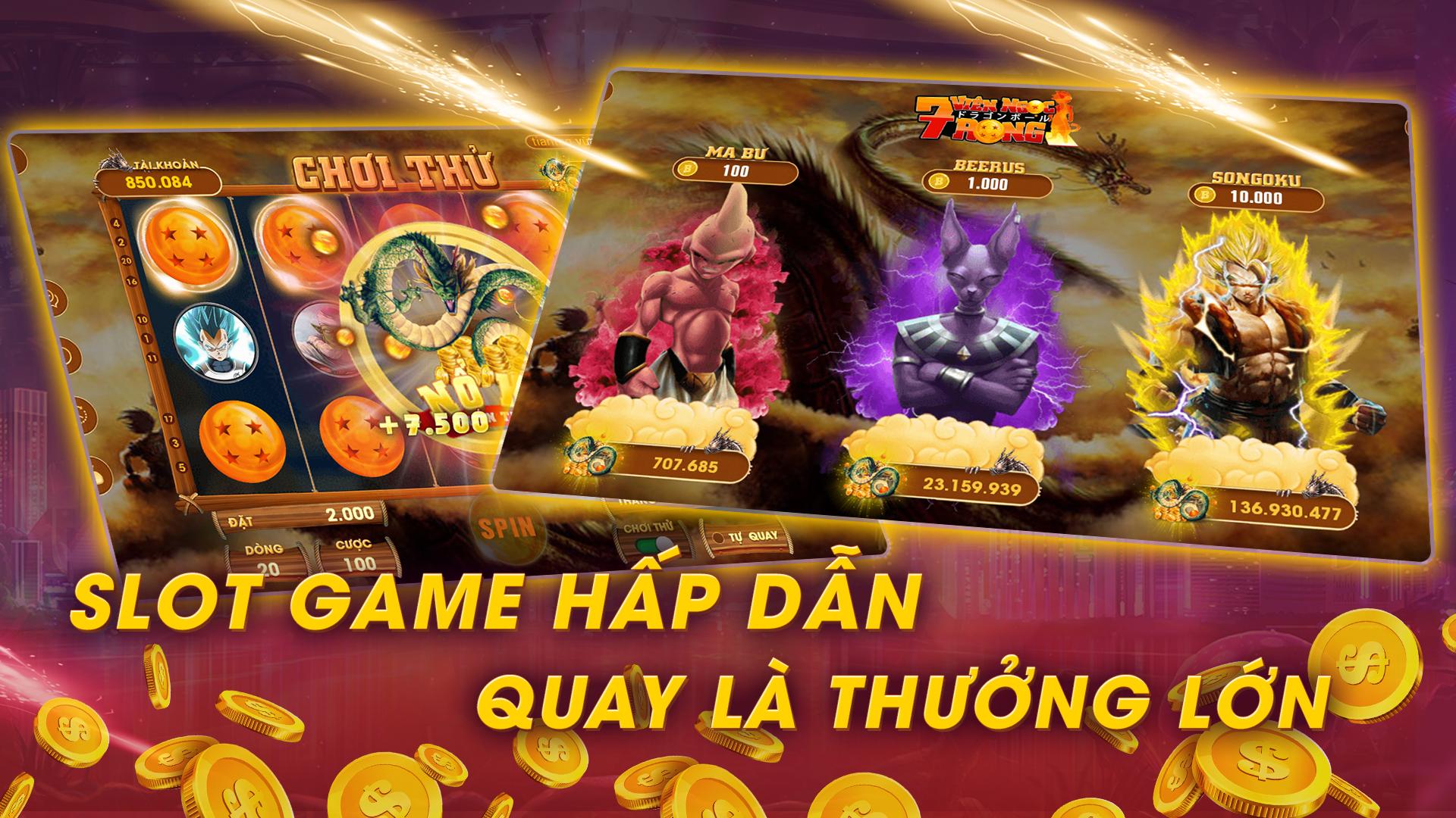  Giao diện nổ hũ hấp dẫn khi tải app Vando88 để chơi